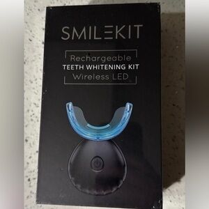 SmileKit Rechargeable Teeth Whitening Kit with Blue Wireless LED - sealed box